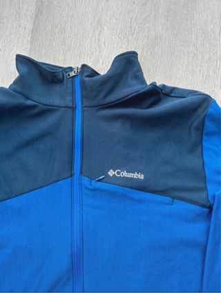 Forro Polar Columbia azul y negro