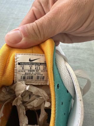 Nike Air Huarache - Blancas/Amarillas - US9