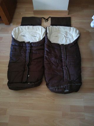 Sacos de carro gemelares marrón