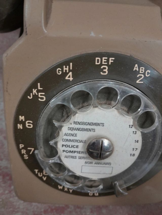 Teléfono francés vintage