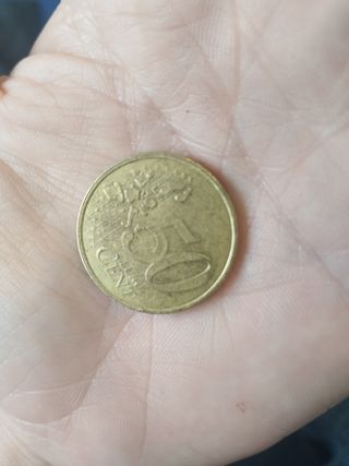 Moneda 50 céntimos Francia 1999