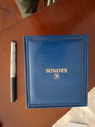 Caja reloj KRONOS azul