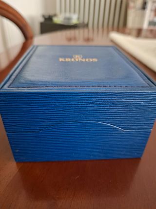 Caja reloj KRONOS azul