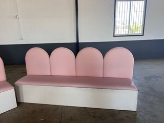 2 panche decorative rosa