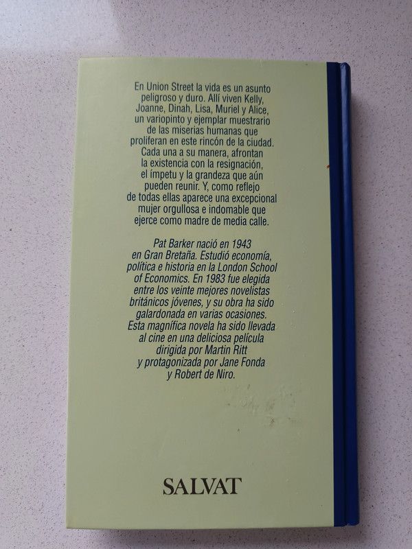 Libro "Cartas a Iris" de Pat Barker