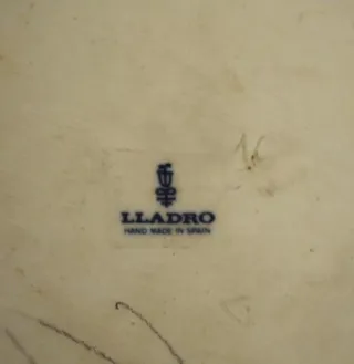 Lámpara sobremesa porcelana de Lladró