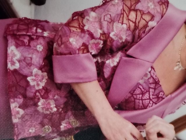 Traje madrina rosa | Talla M/42