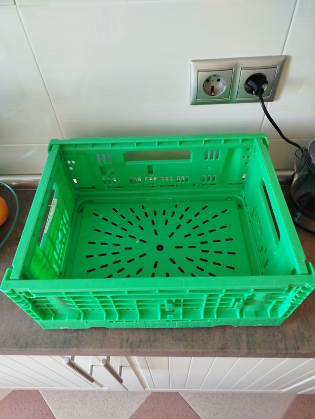Caja plegable verde - Almacenaje