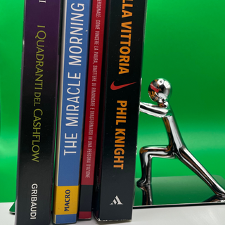 Fermalibri Push! in Zinco Cromato di Balvi