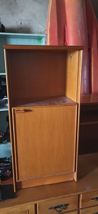 Tavolino da salotto vintage in legno anni '70