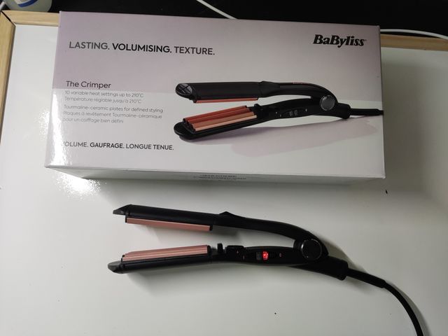 BaByliss Plancha de Crimpar ceramica con turmalina
