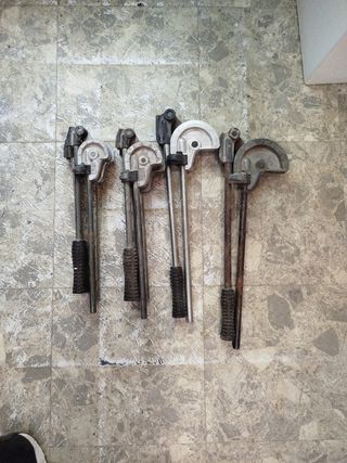 Curvadora tubos 6 uds. herramientas fontanería