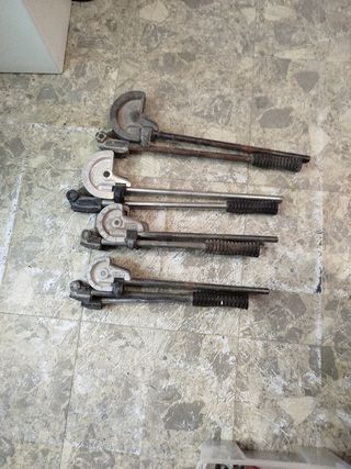 Curvadora tubos 6 uds. herramientas fontanería