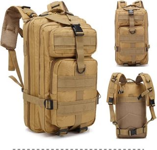 MOCHILA TACTICA DE 30 LITROS CAMEL NUEVA