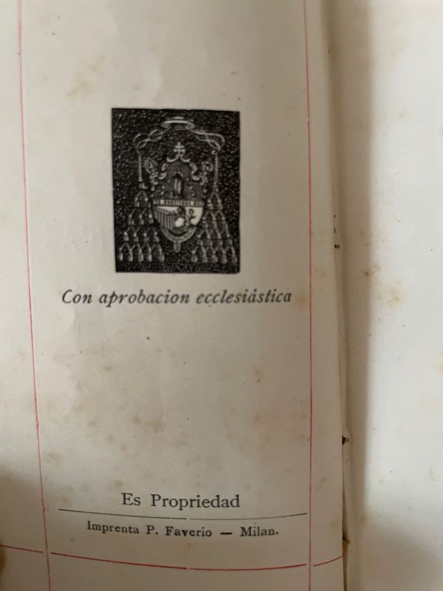 Misal antiguo de bolsillo