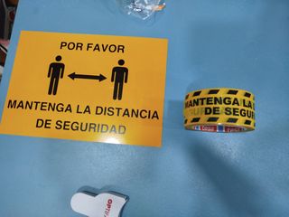 2 mamparas metacrilato protección