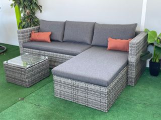 Ultimo Conjunto de jardin chaiselongue de ratan