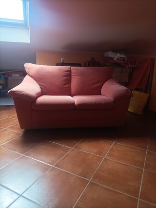 Divano 2 posti arancione