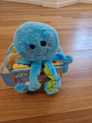 Polpo Peluche Montessori