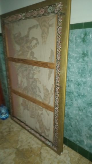 Cuadro antiguo con caballos