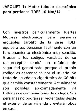 Motor persiana JAROLIFT - nuevo