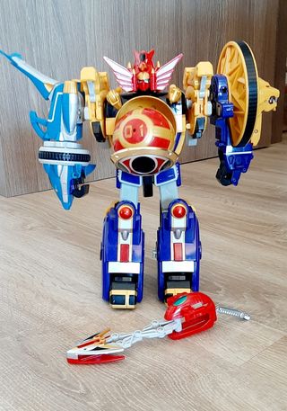 Power rangers megazord ninja storm bandai delux
