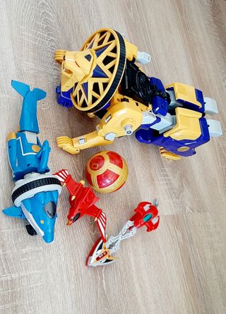 Power rangers megazord ninja storm bandai delux