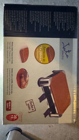 Plancha eléctrica Jata Terracota