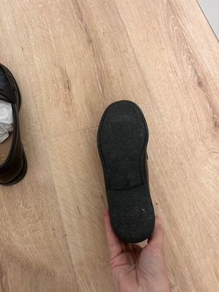 Mocasines niño piel negros -talla 36