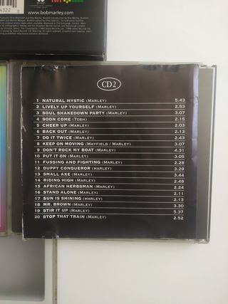 Lote 5 CDs Bob Marley & The Wailers.