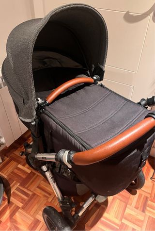 Carro/ cuco y silla coche Bebé Jane Kawai - Gris