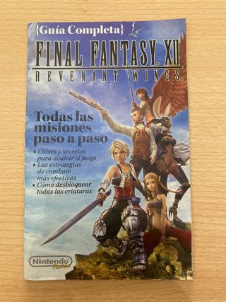 Guía Final Fantasy XII Revenant Nintendo Accion