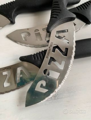 6 Coltelli Pizza Brandani Inox