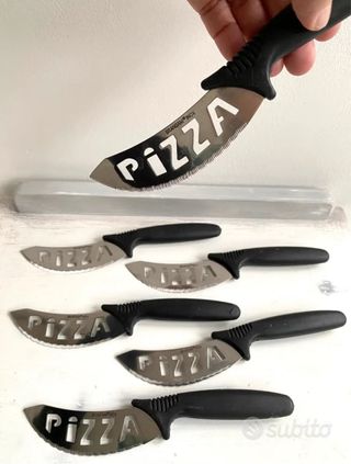 6 Coltelli Pizza Brandani Inox