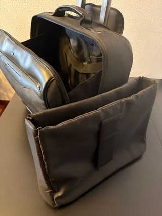 Maletín ejecutivo comercial con ruedas