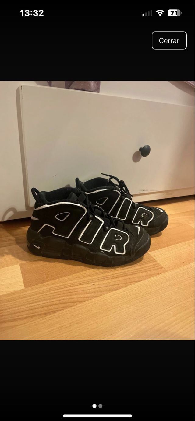 Nike Air More Uptempo - Negras y Blancas