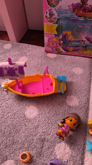 Pin y Pon: Barco pirata y carruaje sirenas