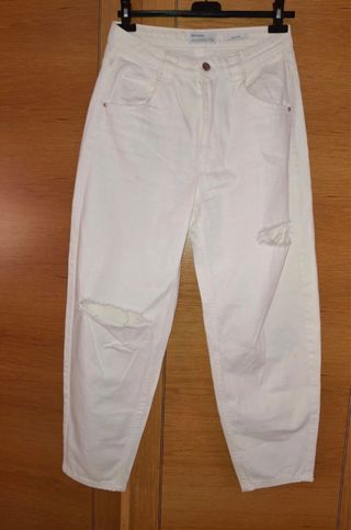 Jeans blancos rotos - Talla 38