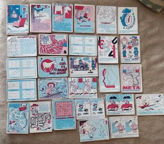 Cromos antiguos pasatiempos II