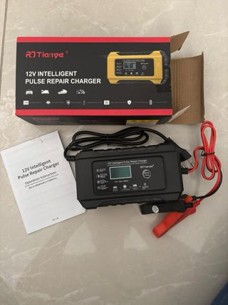 Mini compressore & caricabatteria auto/moto