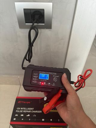 Mini compressore & caricabatteria auto/moto