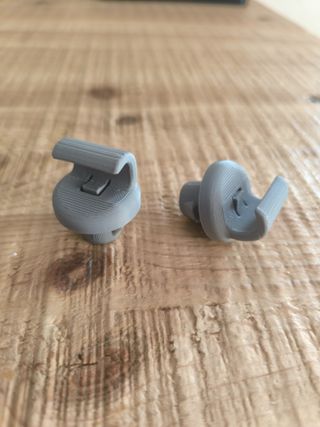 Clip parasol Nissan Qashqai 2 unidades color gris