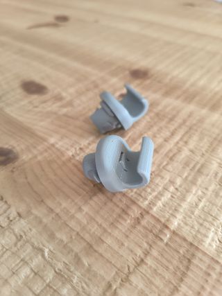Clip parasol Nissan Qashqai 2 unidades color gris