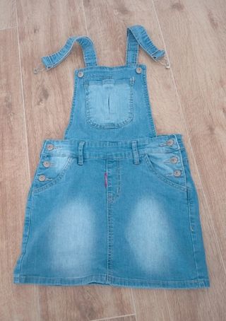 Vestido vaquero niña