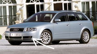Rejilla Antiniebla Audi a4 2001-2005