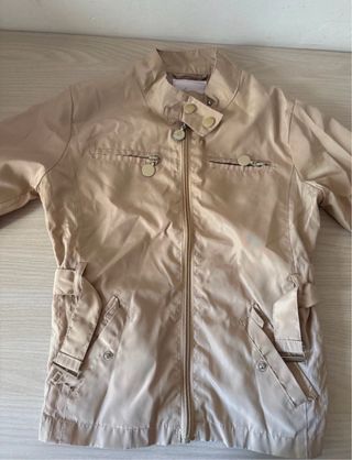 Giubbotto bimba beige tg. 8