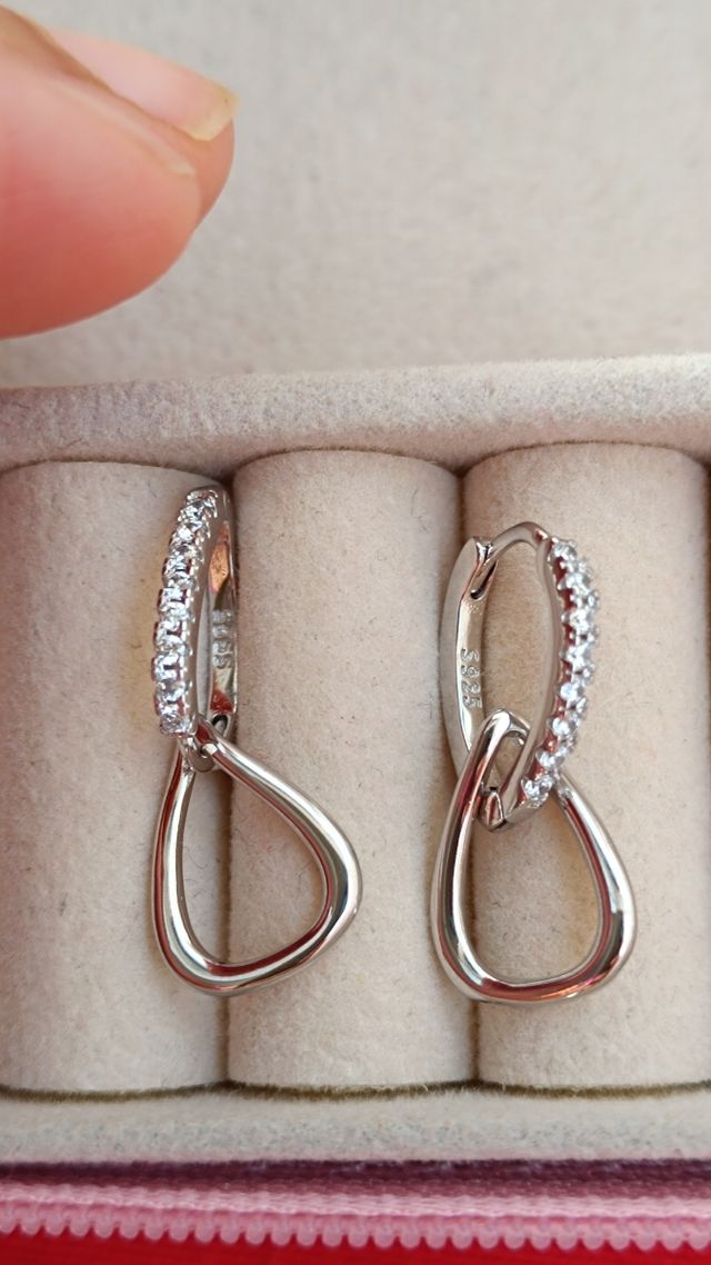 Pendientes Plata circonitas