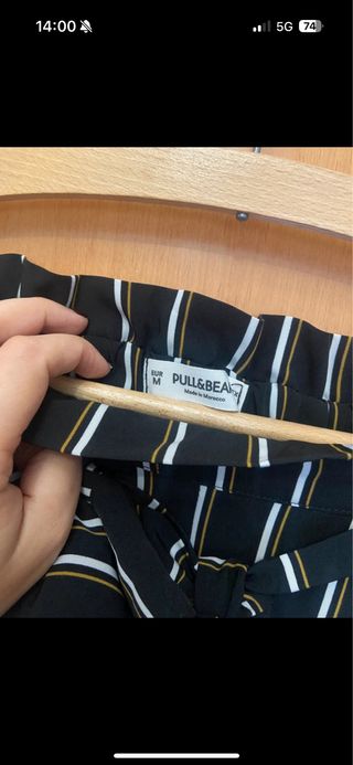 Traje chaqueta pantalón rayas