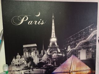 Cuadro París - Decoración nocturna