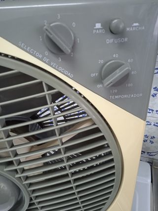 2 Ventiladores   KRAKIG Y SELEC-line - con reloj